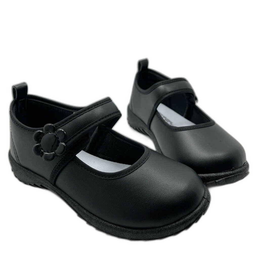 K037-1-台灣製素面皮鞋-黑色