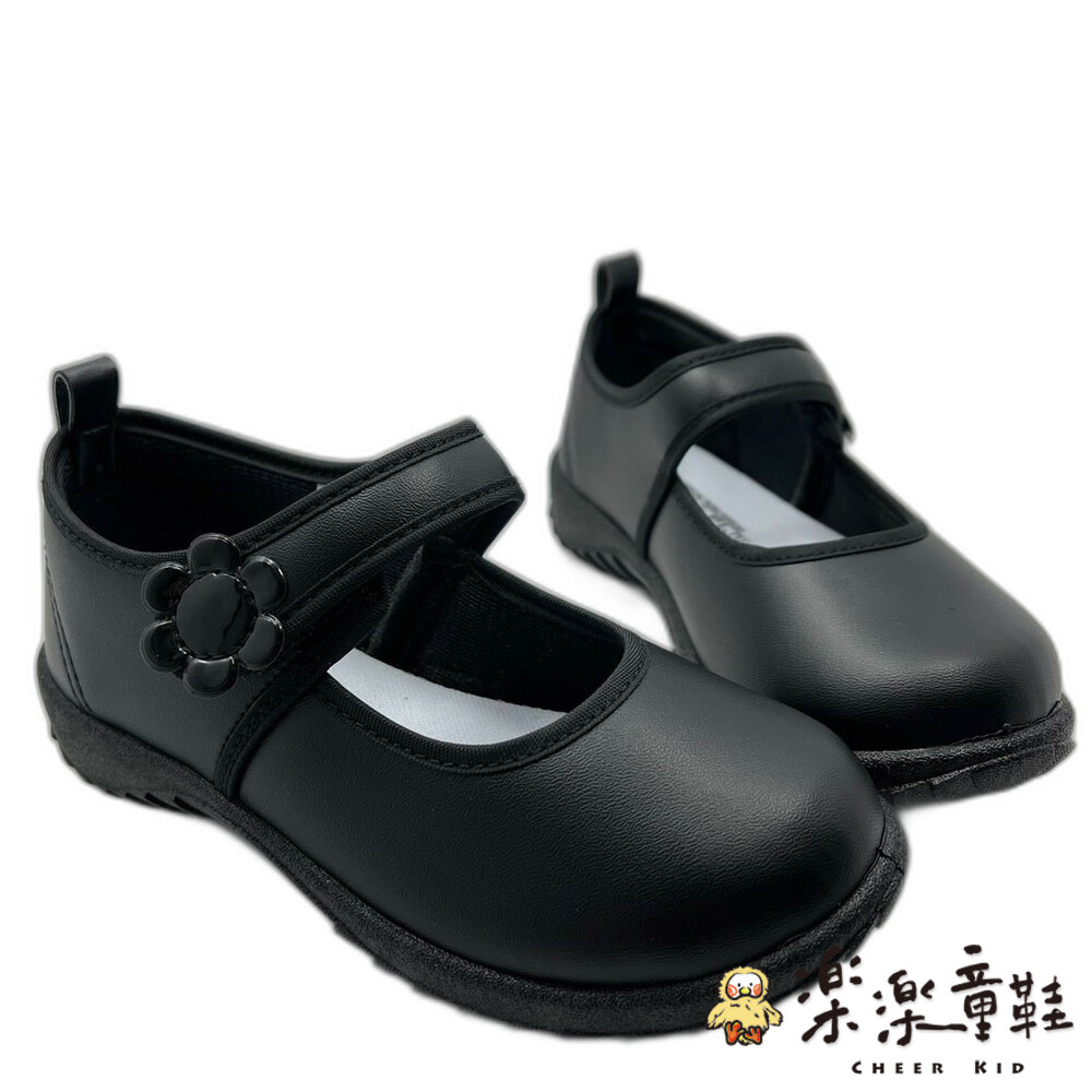 K037-1-台灣製素面皮鞋-黑色