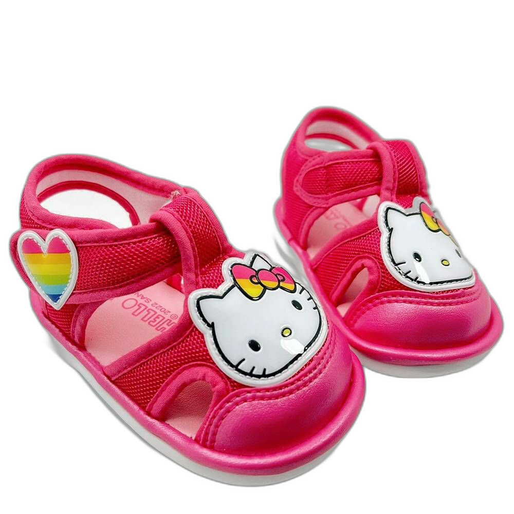 K041-1-台灣製三麗鷗嗶嗶涼鞋-Hello Kitty