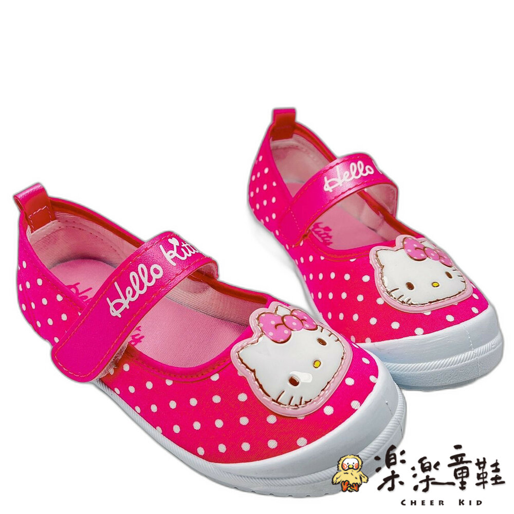 K045-1-台灣製Hello Kitty休閒鞋-桃紅