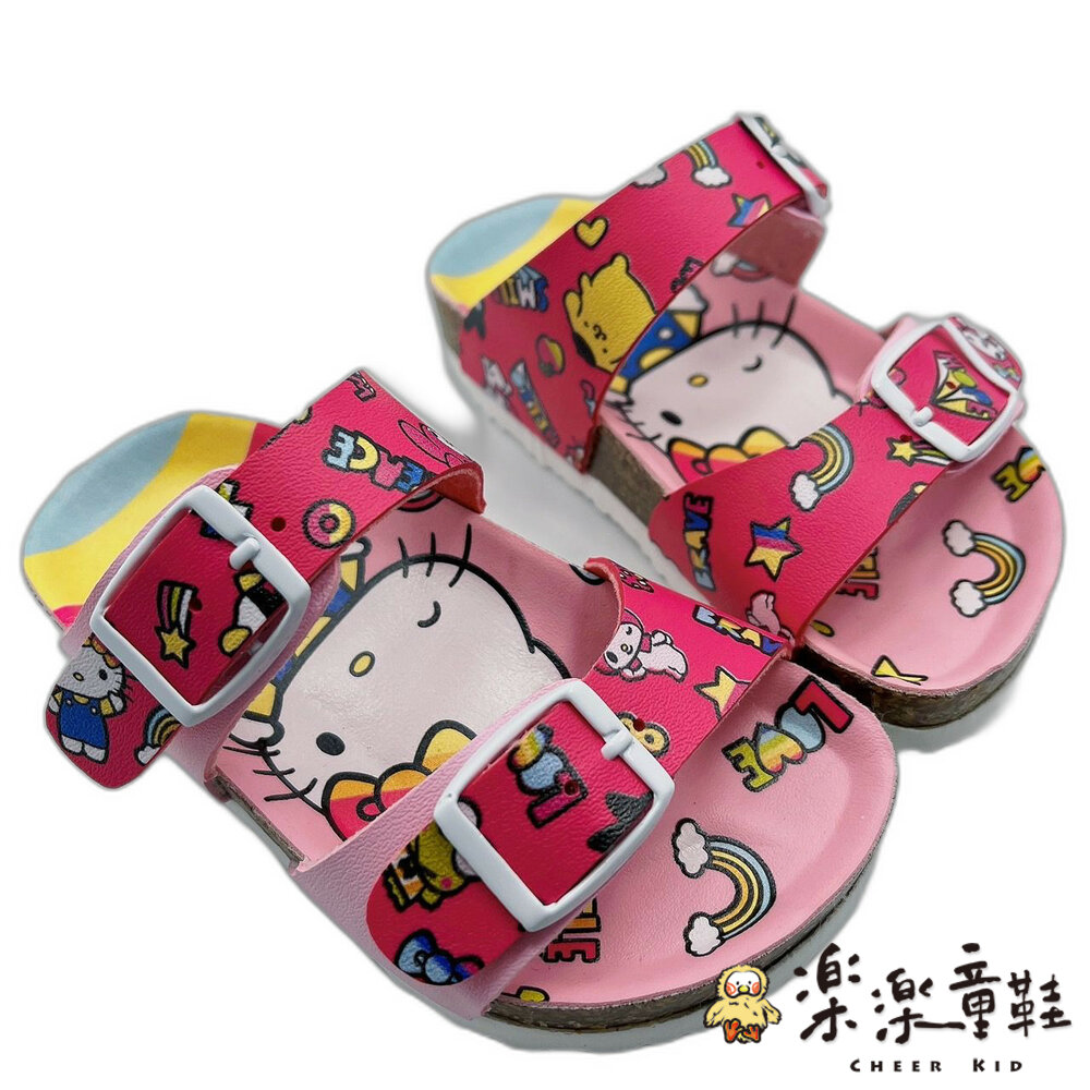 K048-1-限時特賣!!! 台灣製Hello Kitty拖鞋-桃紅色
