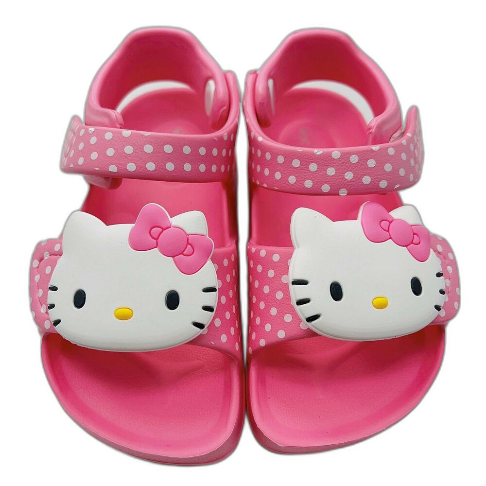 台灣製Hello Kitty涼鞋-粉色  另有黑色桃色 圖片