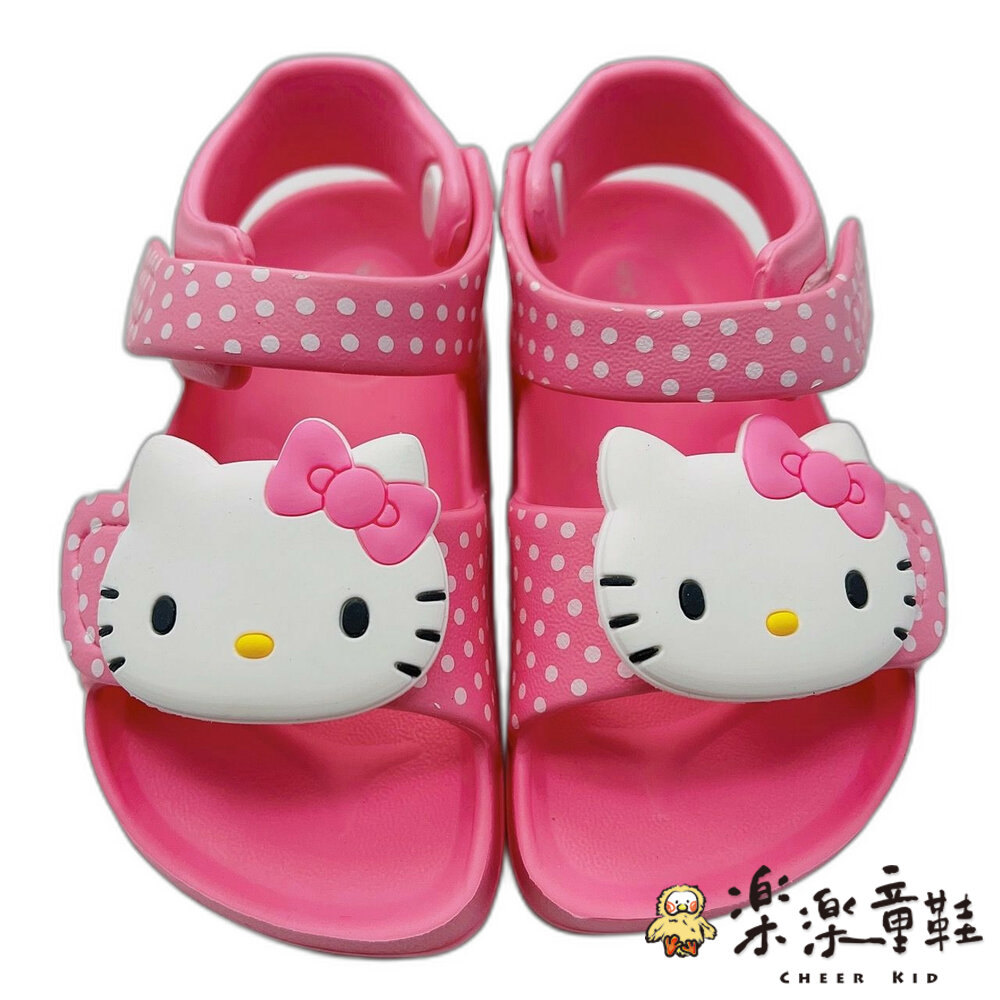 台灣製Hello Kitty涼鞋-粉色  另有黑色桃色-thumb