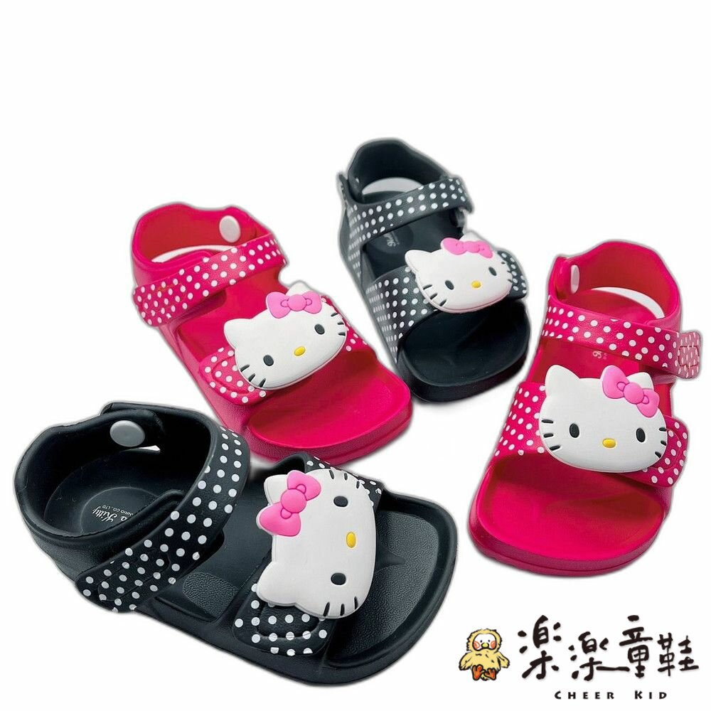 台灣製Hello Kitty涼鞋-粉色  另有黑色桃色-圖片-5