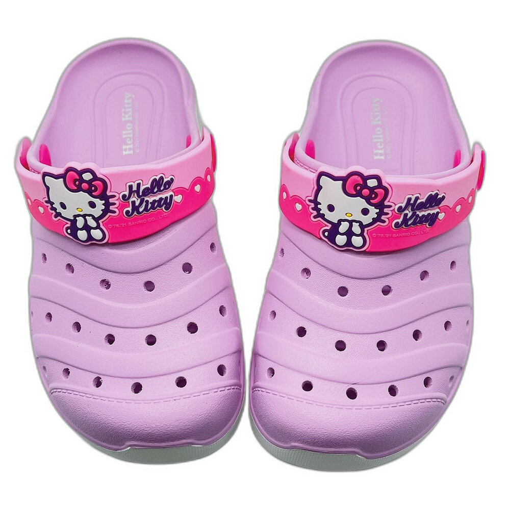 K059-2-台灣製Hello Kitty涼鞋-紫色
