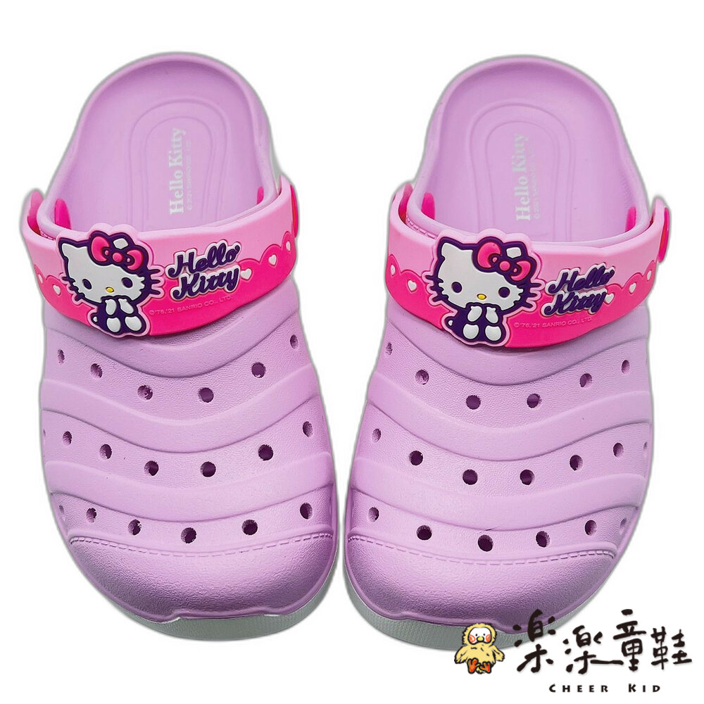 K059-2-限時特賣!! 台灣製Hello Kitty涼鞋-紫色