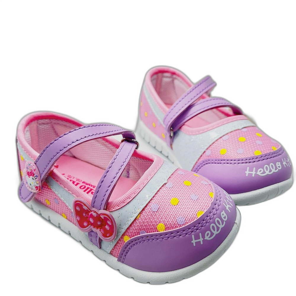 K066-2-台灣製三麗鷗Hello Kitty繞帶公主鞋-紫色 另有桃色