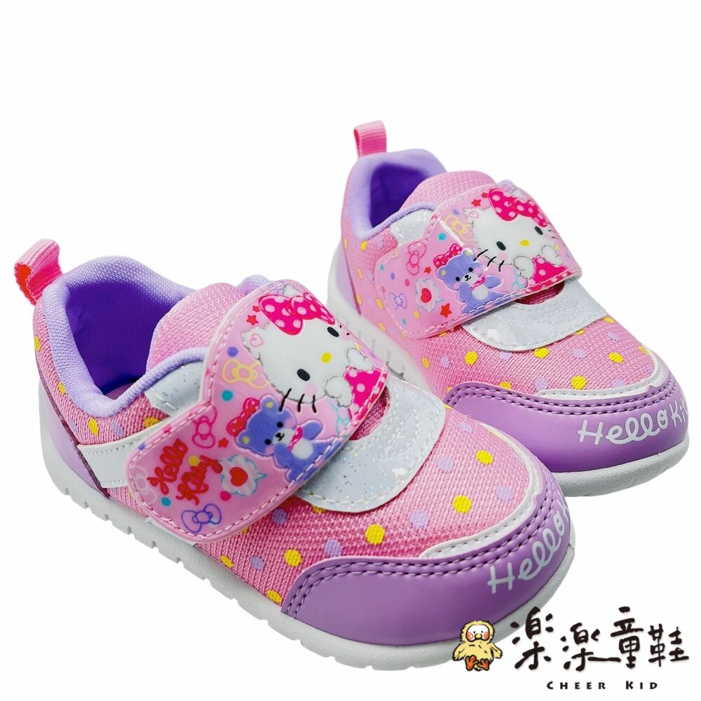 K069-2-台灣製三麗鷗休閒鞋-紫色 另有桃色