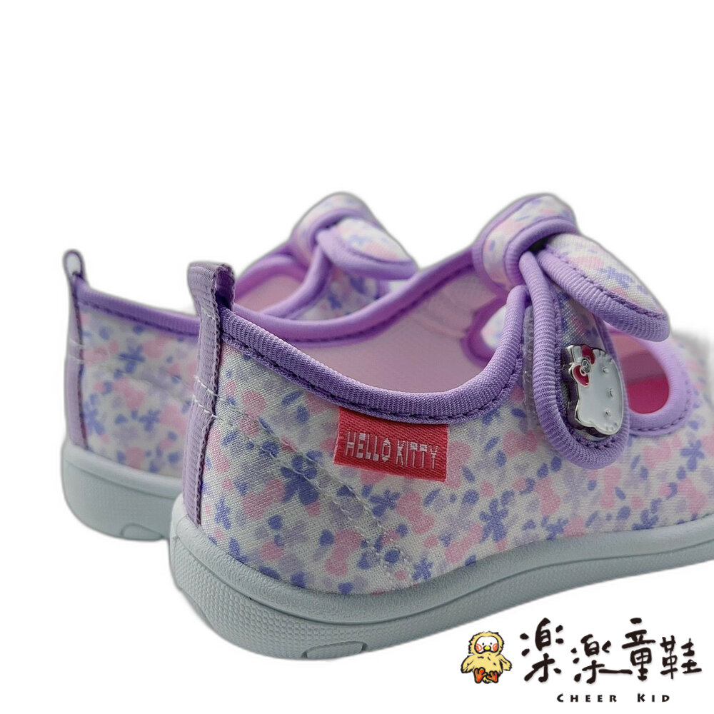 【斷碼出清不退不換】台灣製三麗鷗小碎花娃娃鞋--紫色  另有粉色可選-圖片-4