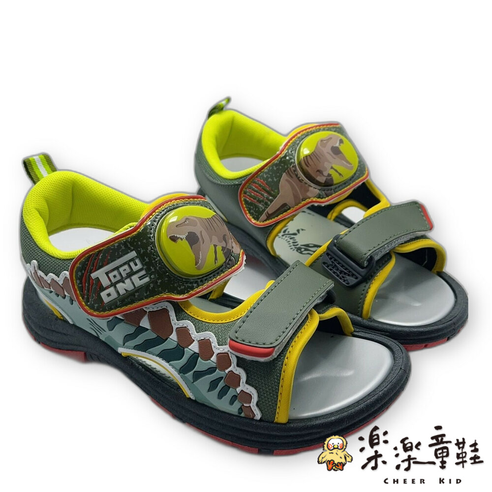 台灣製恐龍電燈涼鞋-共兩色可選 圖片