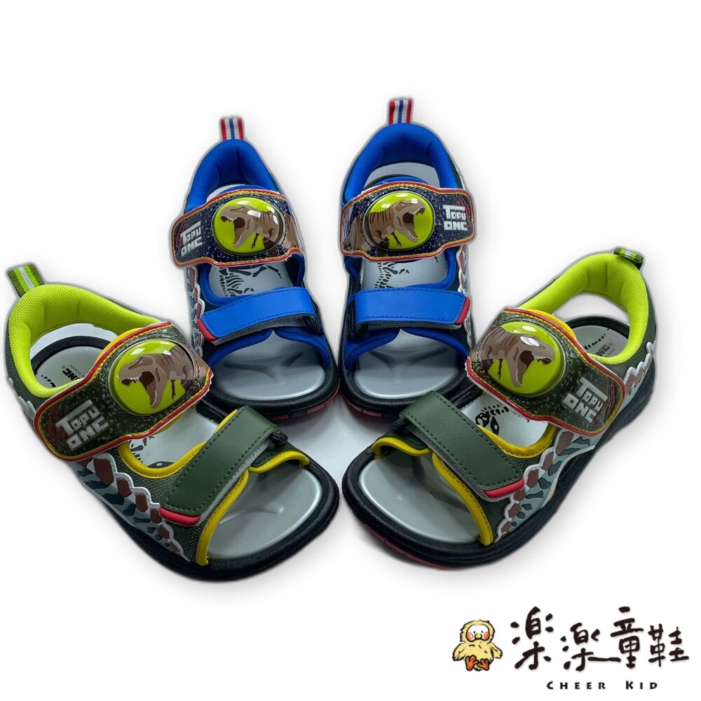 K098-台灣製恐龍電燈涼鞋-共兩色可選