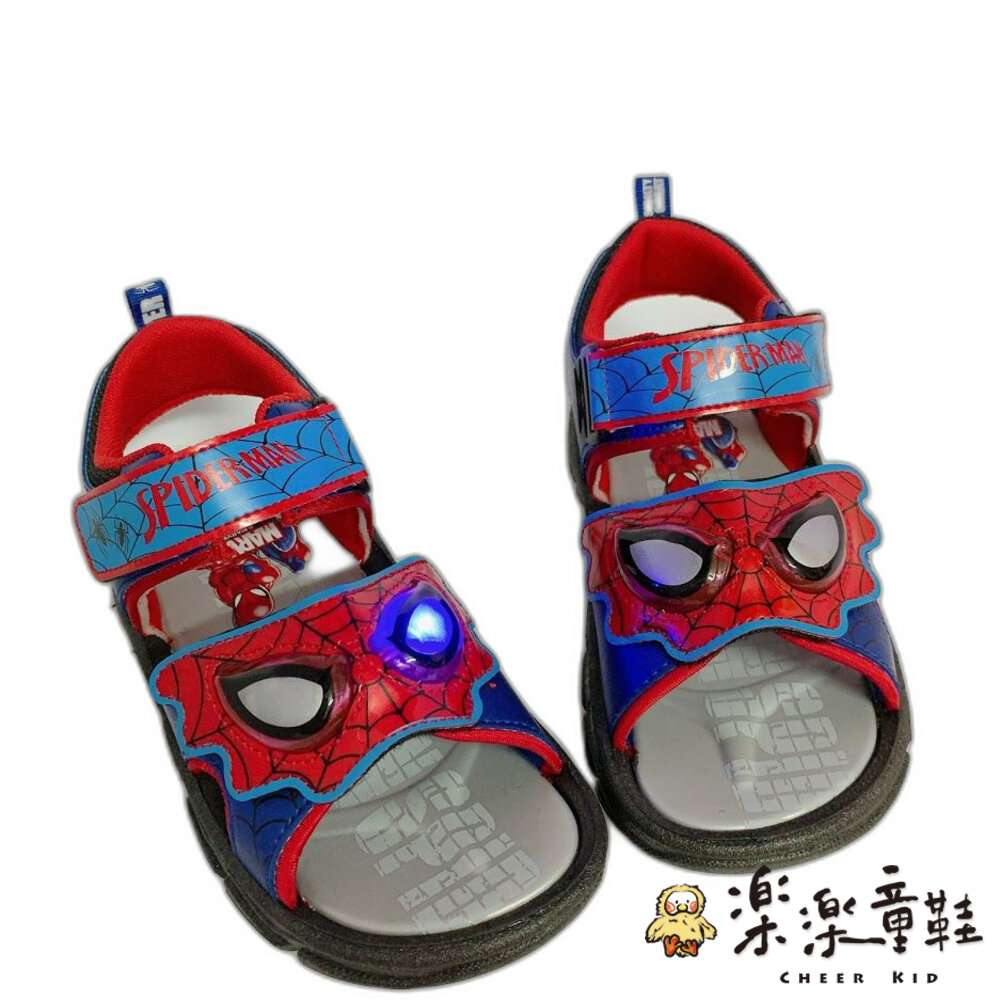 MN031-【限量特價!!】台灣製蜘蛛人電燈涼鞋