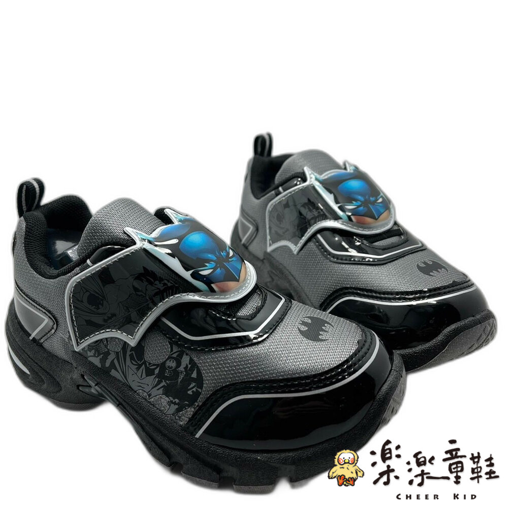 MN085-台灣製蝙蝠俠運動鞋-銀黑色