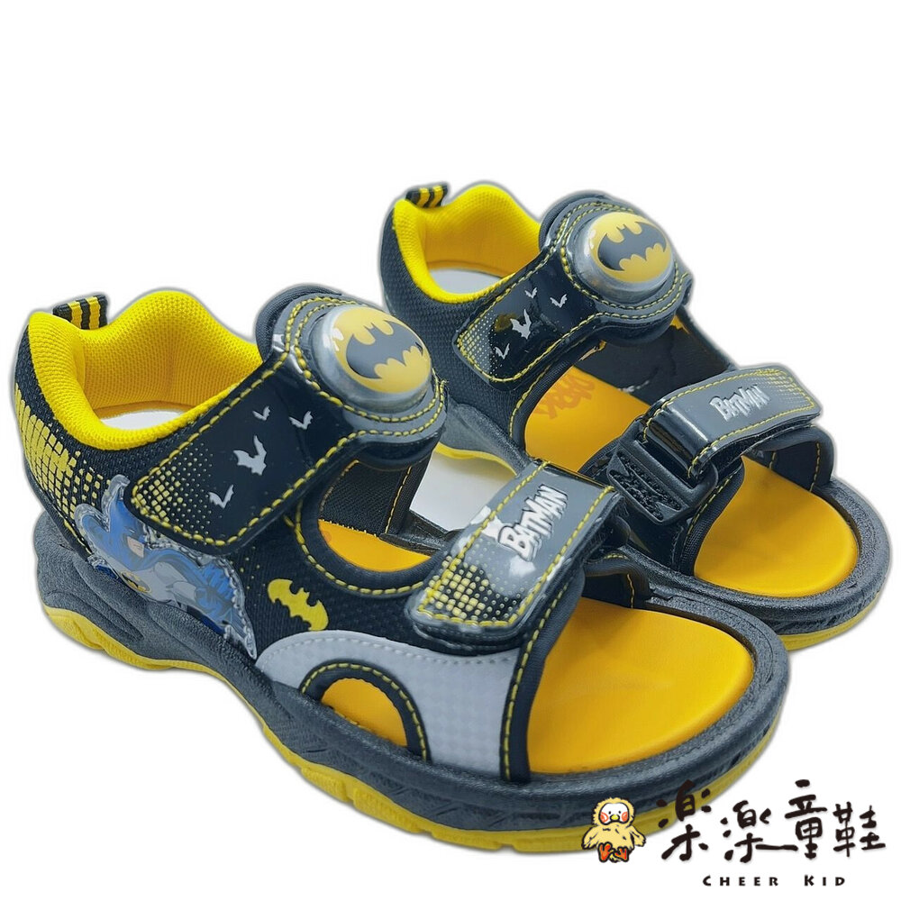 MN113-台灣製蝙蝠俠電燈涼鞋