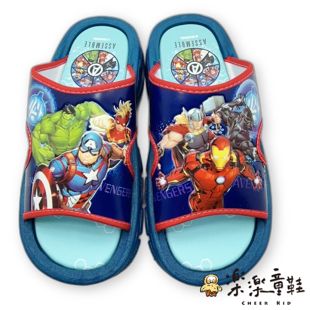 MN124-台灣製漫威英雄兒童拖鞋