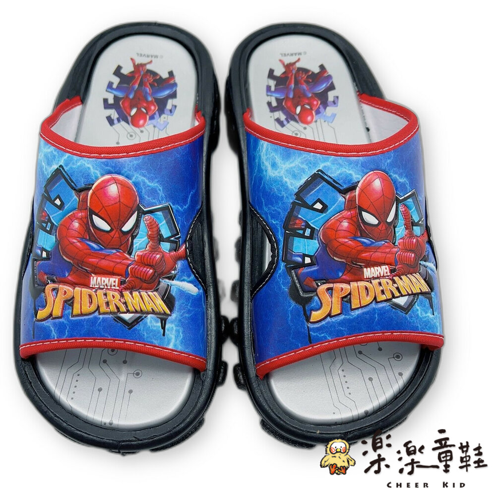 MN126-台灣製蜘蛛人輕量兒童拖鞋