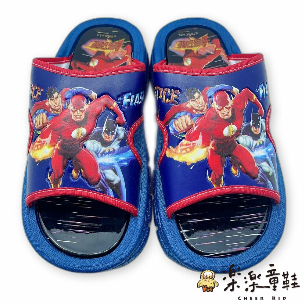 MN129-台灣製DC正義聯盟兒童拖鞋