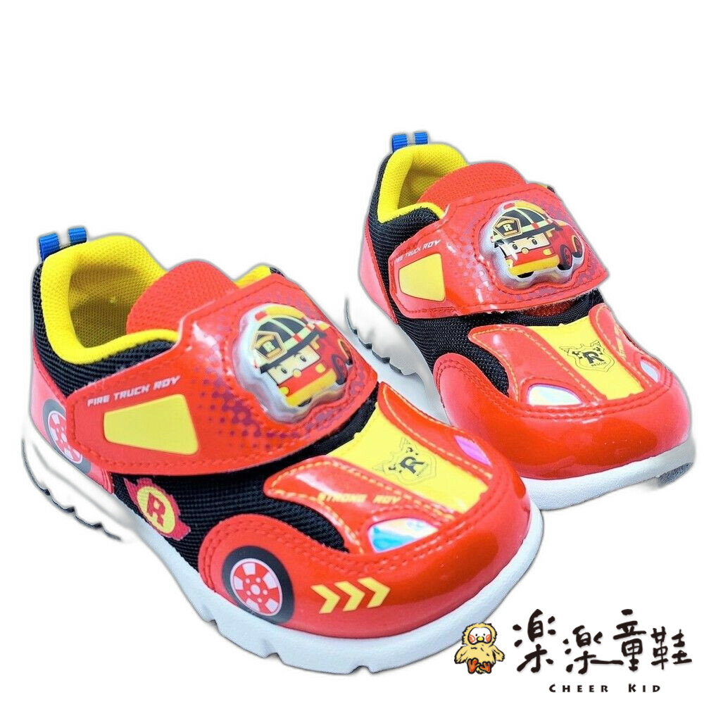 P069-2-台灣製救援小隊電燈運動鞋-紅色