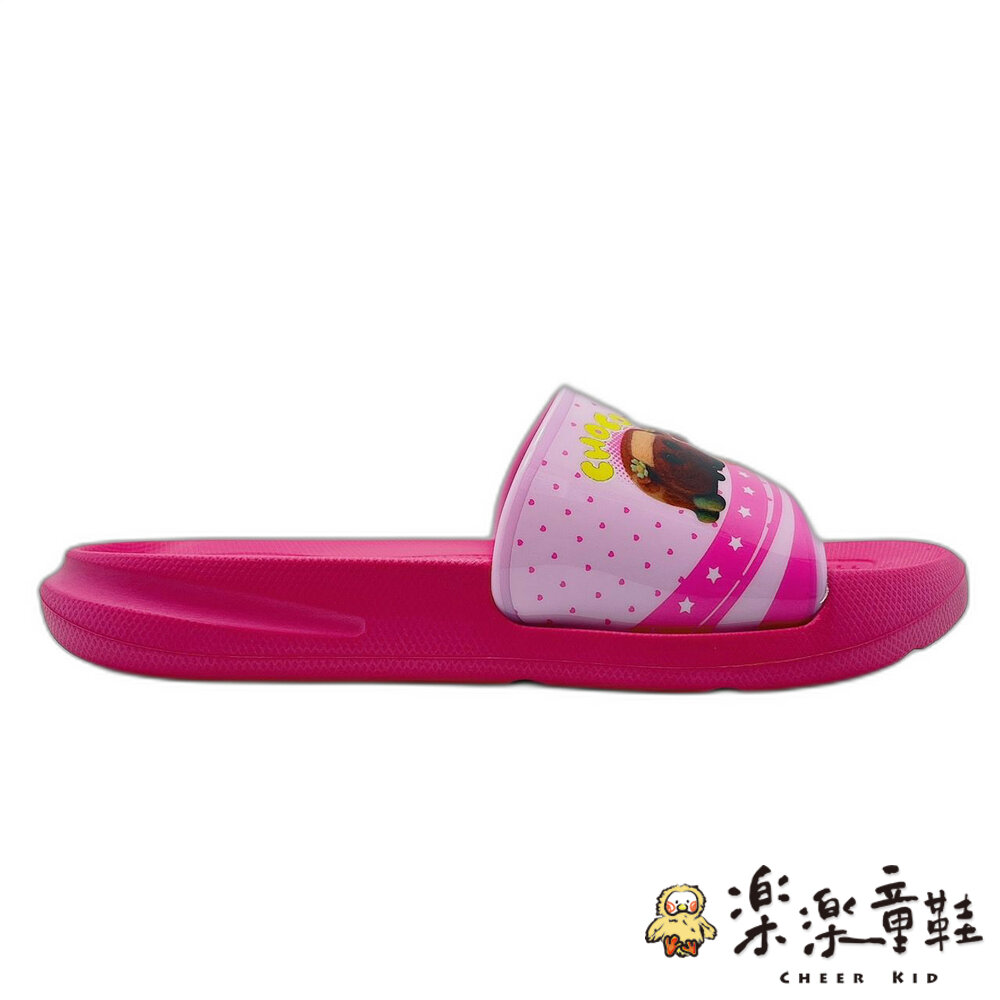 【限量特價!!】台灣製天竺鼠車車拖鞋-粉紅-圖片-4