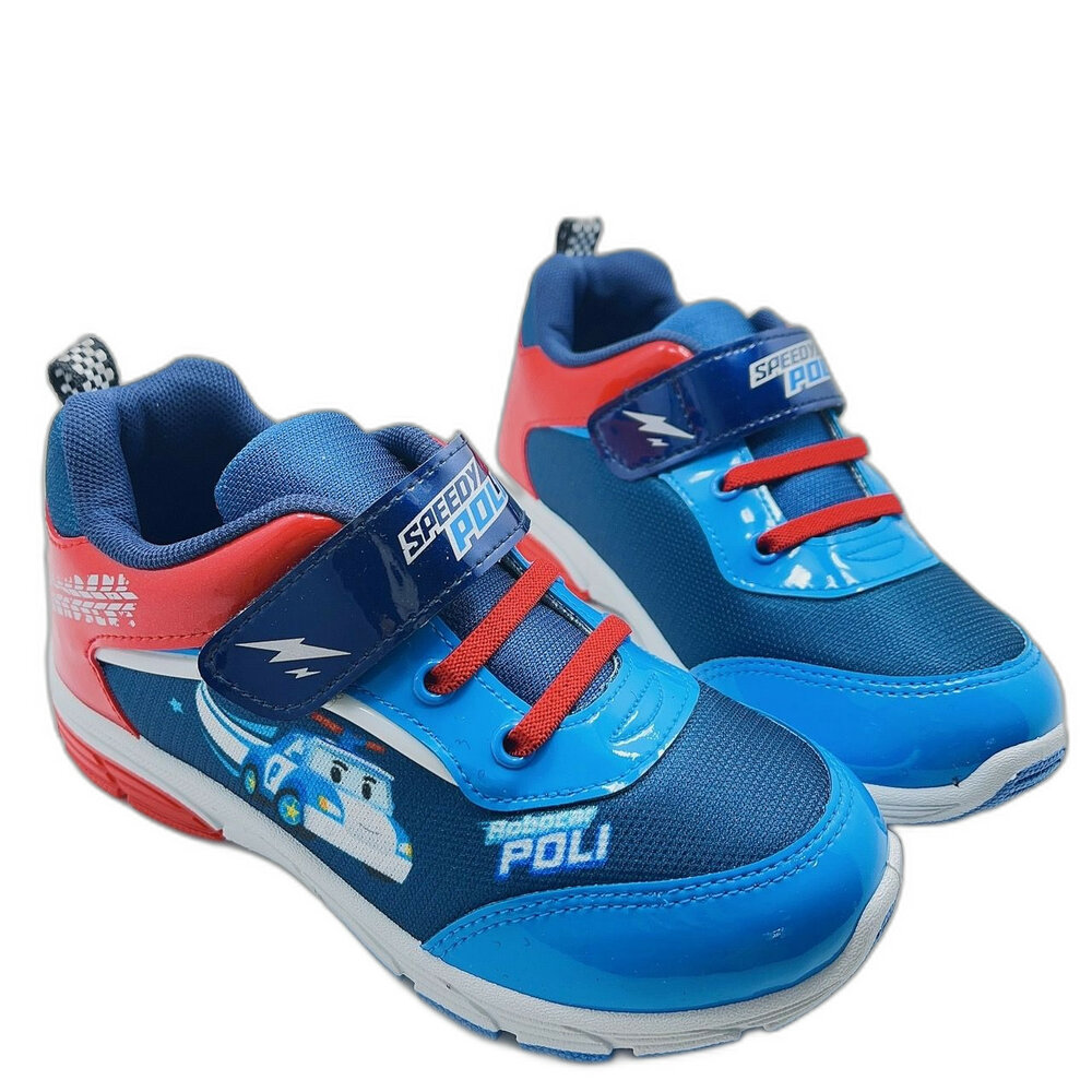 P098-台灣製波力Poli電燈鞋 環繞炫光燈設計