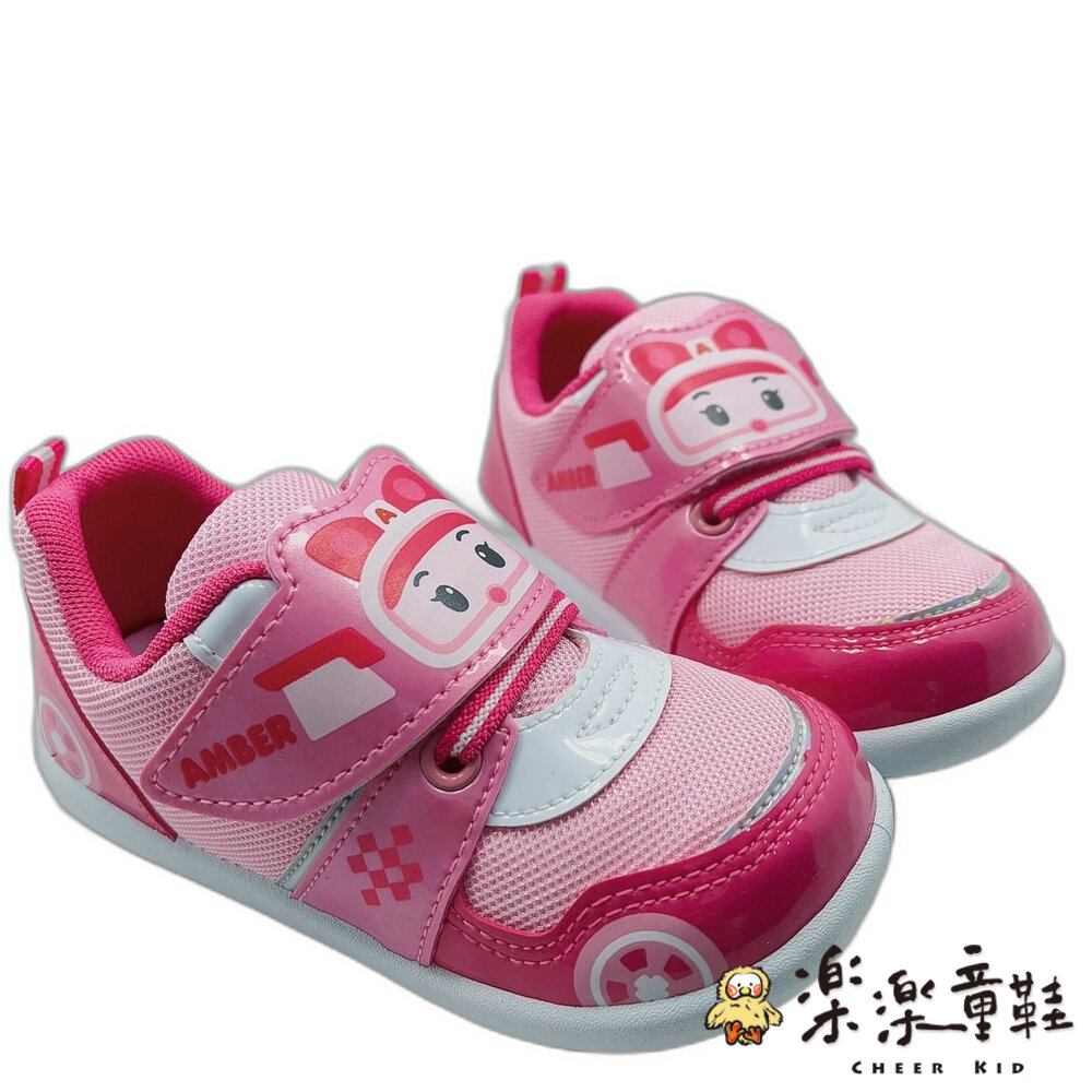 P101-1-台灣製安寶Amber休閒鞋-粉色 另有藍色波力