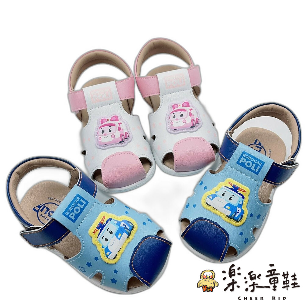 P102-【斷碼特價不退不換】台灣製波力寶寶涼鞋-共兩色可選