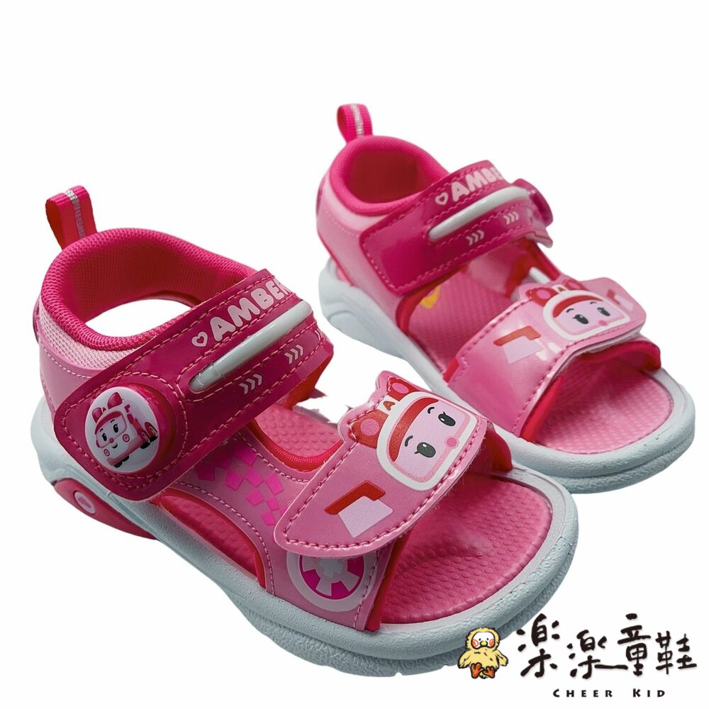 台灣製波力救援小隊電燈涼鞋-共三色可選 圖片