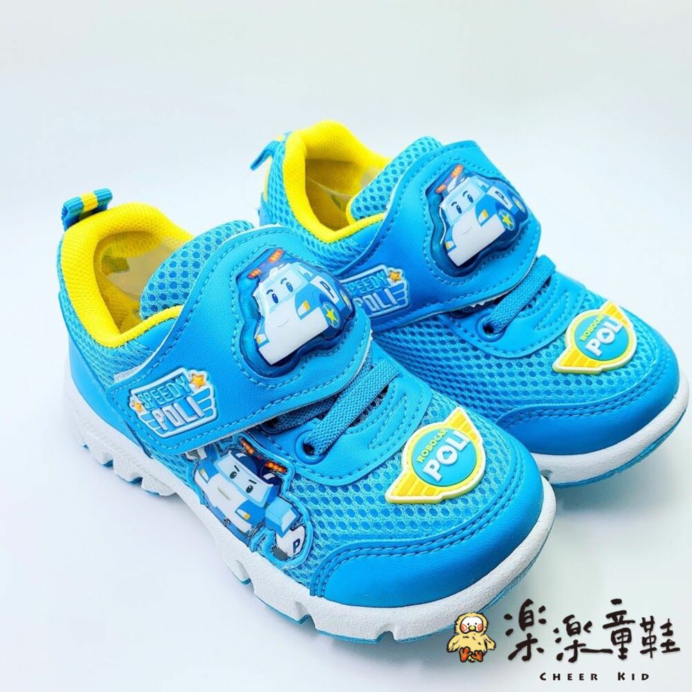 PO002-台灣製POLI波力閃燈運動鞋