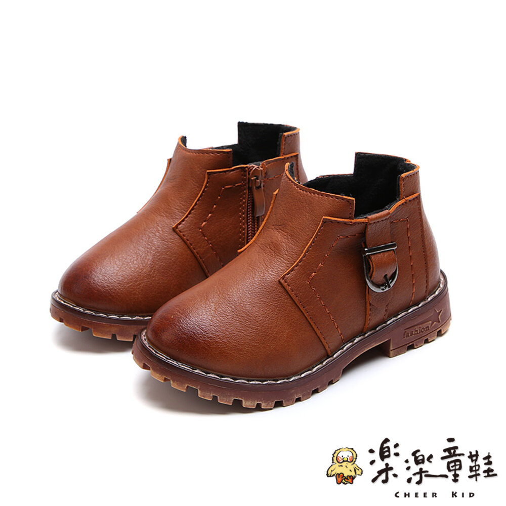S628-1-韓版百搭帥氣馬丁靴(小童)