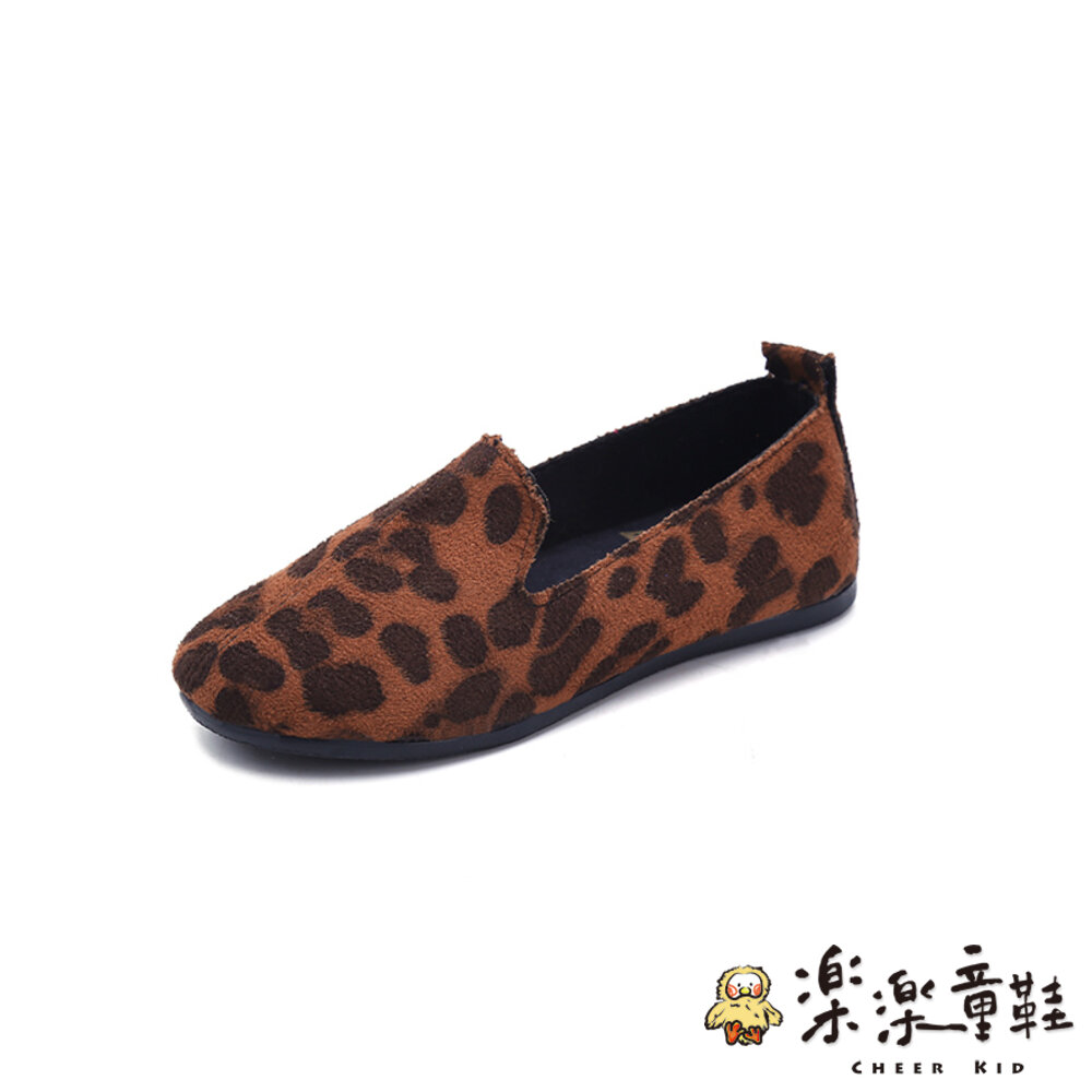 S671-韓版豹紋鮮艶豆豆鞋