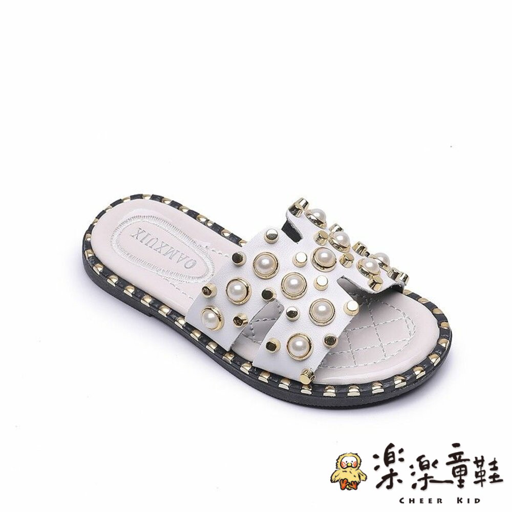 S848-珍珠女童拖鞋