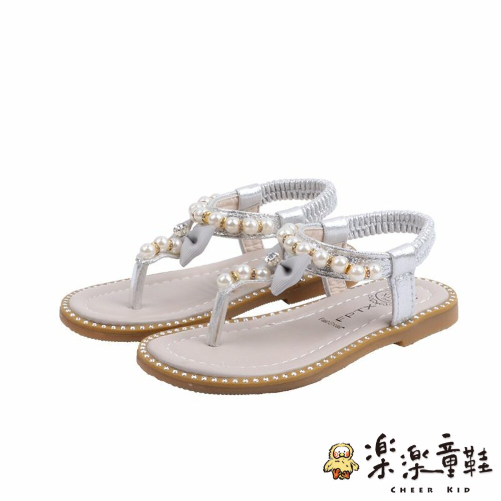 S996-珍珠水鑽公主涼鞋