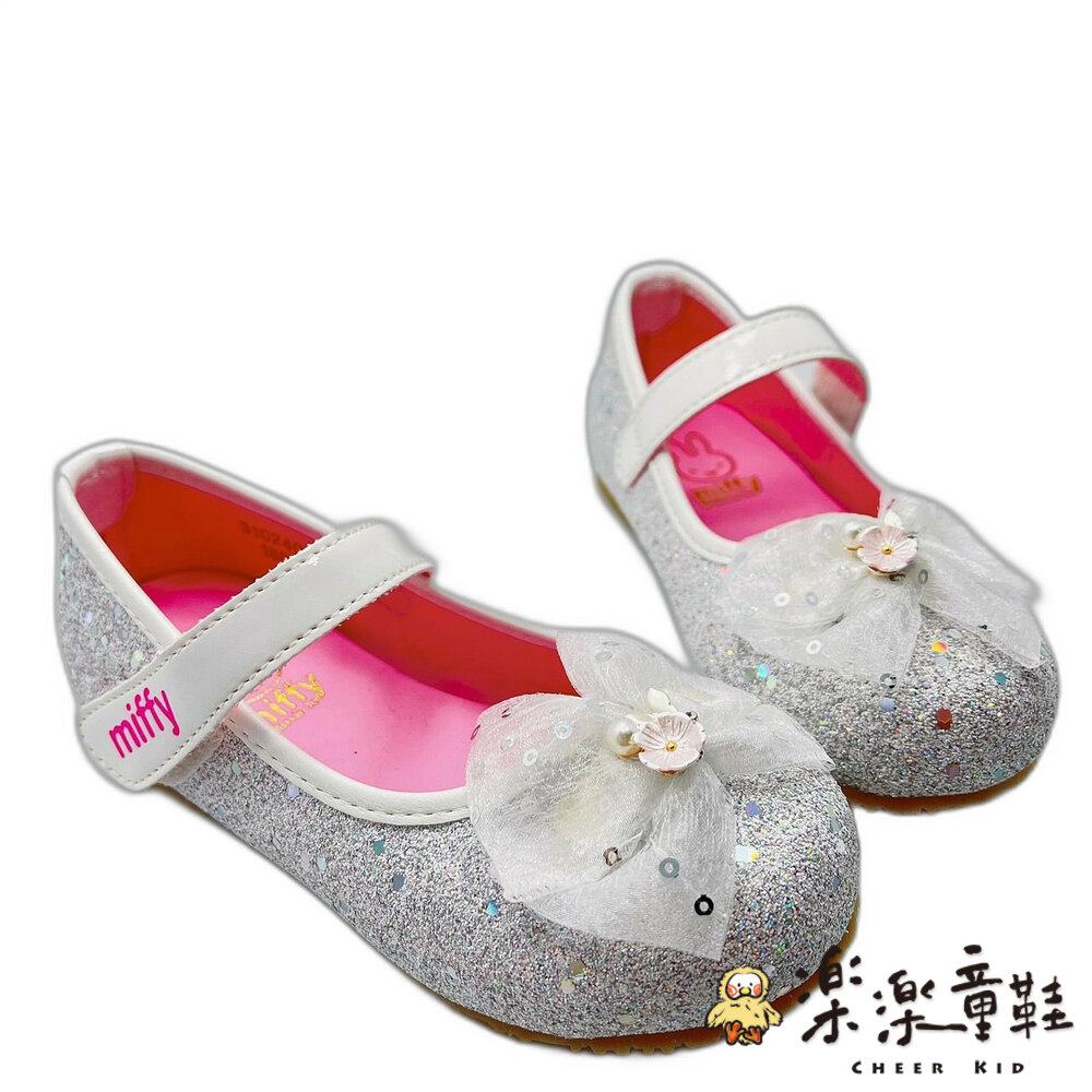 V003-1-台灣製米菲兔公主鞋-白色