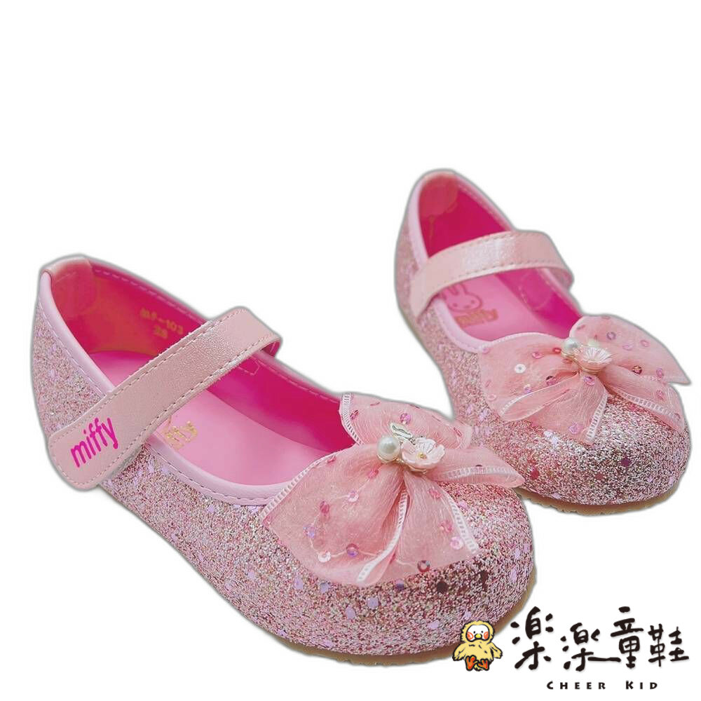V003-2-台灣製米菲兔公主鞋-粉色